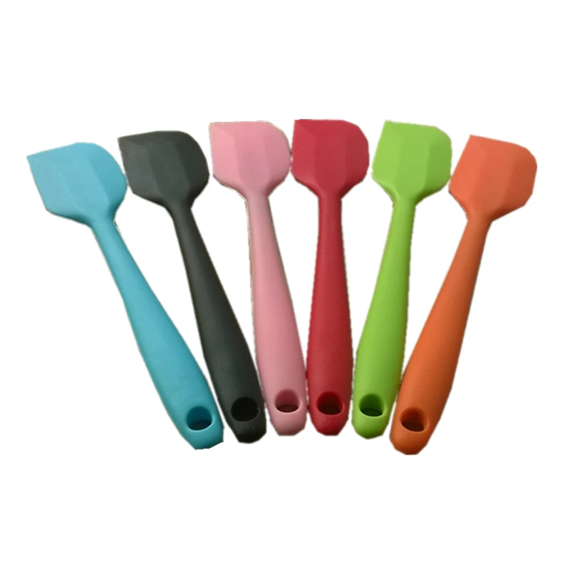 

1PCS Baking Tool FDA Approved Silicone One-Piece Style Pastry Spatula Rainbow Series Cake Scraper 21.4*4.1cm