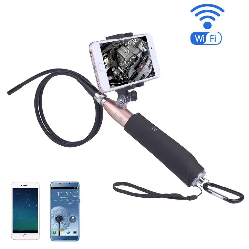 

New and high quality IP67 Waterproof 1M 1.2MP wifi Industry Camera 8.0MM Ear Otoscope For IOS/Android Borescope IP67 Waterproof
