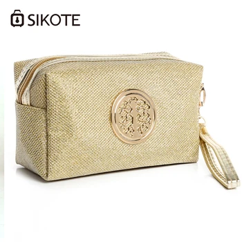 

SIKOTE High Quality Solid Women Cosmetic Bag Travel Package Polyester Waterproof Makeup Bag Necessaire Maleta De Maquiagem