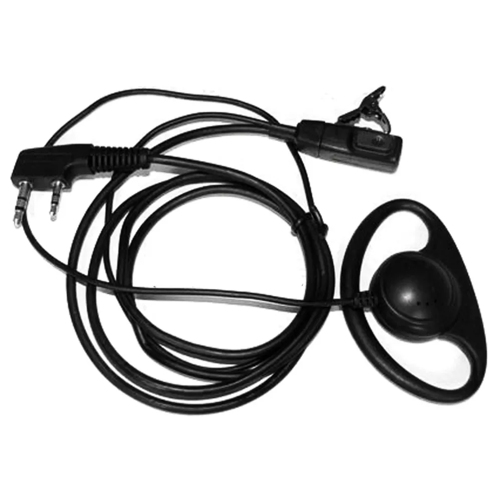 D-Type Surveillance Earpiece Headset for Two Way Radio Wouxun Baofeng UV-5RA Plus BF-UVB2 Plus Walkie Talkie KG-UVD1P KG-UV6D (6)