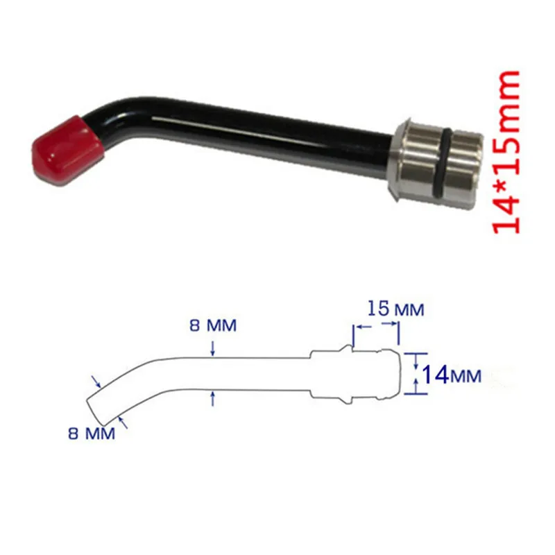 Стоматологический Универсальный диаметр наконечник руководство оптического волокна стержень для стоматологической отверждения светильник лампа 1 шт - Цвет: Зеленый