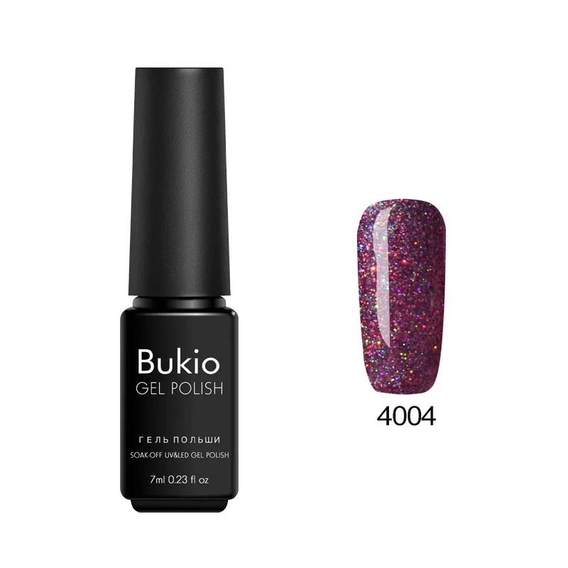 Bukio все для маникюра и ногтей неоновый Гель-лак Smalto Semi Permanente Unghie Nail Primerbuy Гель-лак 19 Coldrs - Цвет: 4004