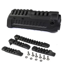 Охота аксессуары 2 шт./компл. M4S1 Handguard с дополнительной Rail Системы для M4/M16 черный