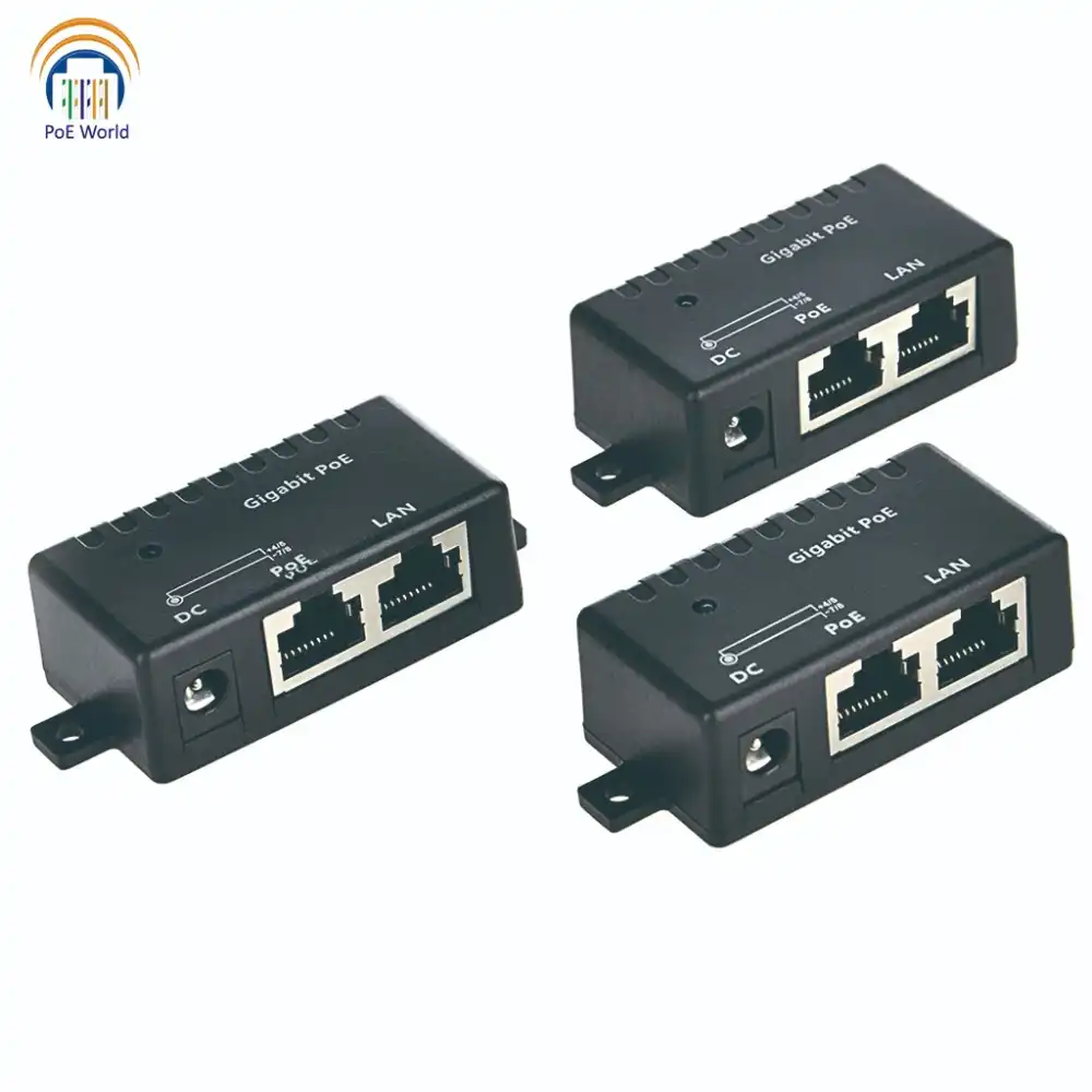 Poe World Gigabit Passif Poe Injecteur Poe Separateur Mural Reseau Poe Tableau De Connexions Avec Connecteur Cc 2 1 5 5mm Aliexpress