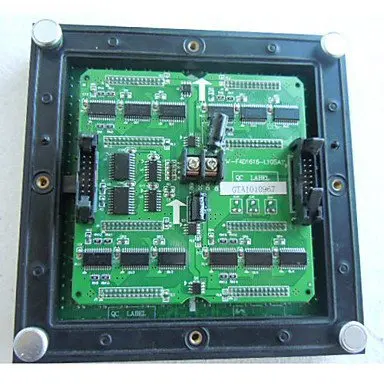 1 шт. DIP RGB Полноцветный P10 Светодиодный модуль 160*160 мм 6800cd/sqm 1/4 сканирование наружный DIP RGB Полноцветный P10 Светодиодный модуль дисплея