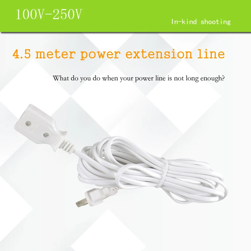 

4.5 meter extension line CCTV Camera power extension line Camera power Extension Power Cable Extended Lead Line