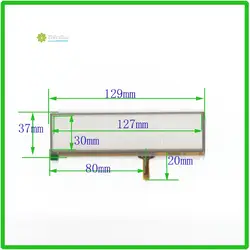 ZhiYuSun TM1252A01 4 резистивный сенсорный экран Панель планшета Стекло 129 мм * 37 мм для gps автомобиля промышленных управления вообще осыпи