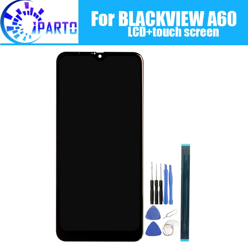 Pаспродажа BLACKVIEW A60 ЖК дисплей + сенсорный экран 100% оригинал протестированный ЖК дигитайзер стеклянная панель Замена для BLACKVIEW A60