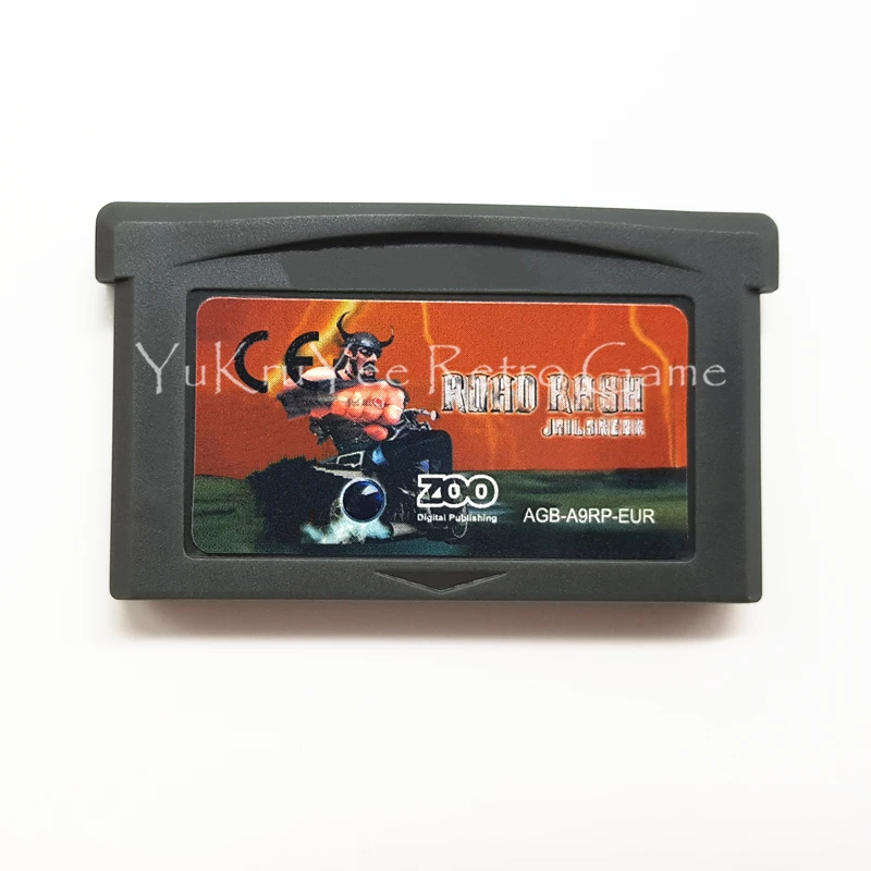 

Road Rash Jailbreak Video Game Memory Cartridge Card for 32 Bit Console Accessories EU Sticker Version