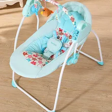 Детское кресло-качалка, многофункциональное удобное детское кресло-качалка с Bluetooth и пультом дистанционного управления, переносная складная кроватка для новорожденных