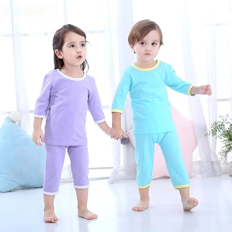 

Boys Sleepwear Pajamas Set Children Cotton Pyjamas Baby Girls Pijamas Nightwear Kids Underwear Clothing Suit 2 4 6 8 10 11 Years