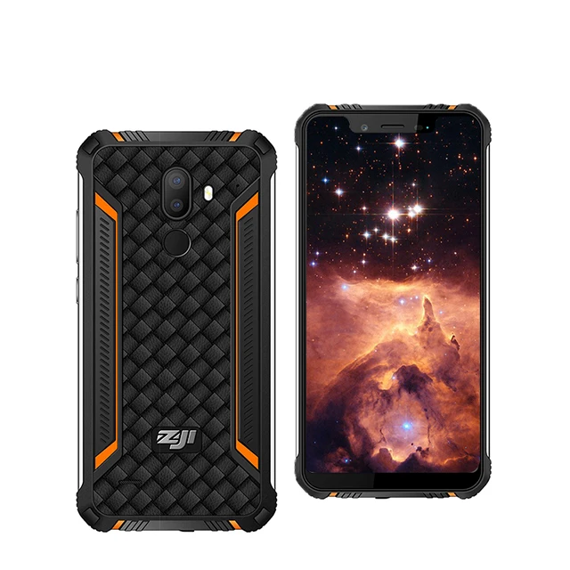 HOMTOM ZOJI Z33 IP68 Водонепроницаемый 5,8" HD+ 19:9 полный дисплей android 8,1 MTK6739 3 Гб ram 32 Гб rom 4600 мАч Face ID 4G смартфон - Цвет: Orange