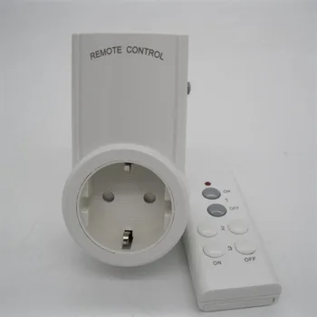 

Wireless Remote Control Home House Power Outlet Light Switch Socket +1 Remote EU Connector Plug BH9938-1 DC 12V