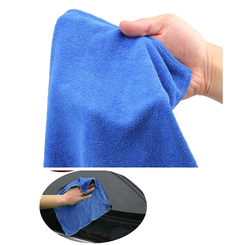 30*30 cm Auto lavado de coches Toalla de microfibra automóvil Limpieza en seco paño absorbente Limpieza Automovil polaco cera limpiar trapos