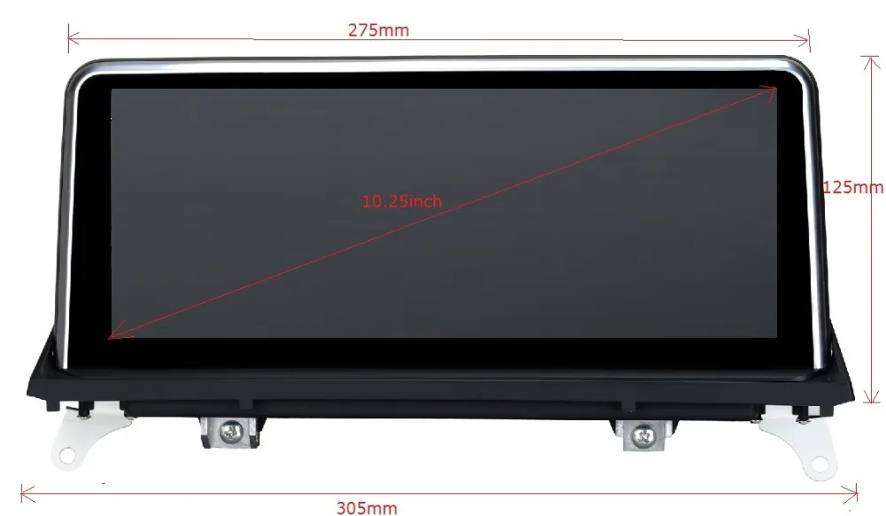10,25 дюймов Android 8,1 Автомобильный Gps радио плеер навигация для BMW X5 X6 E70 CIC NBT поддержка 2 Гб ram 32 Гб rom wifi bluetooth