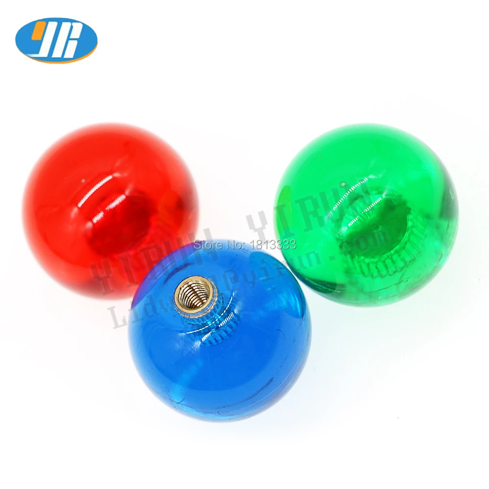 1pcs No Bubbles Clear 35mm Acrylic Topball Sanwa Arcade Joystick Ball Head Knob Led Illuminated Stick For Game Machine Coin Operated Games Aliexpress