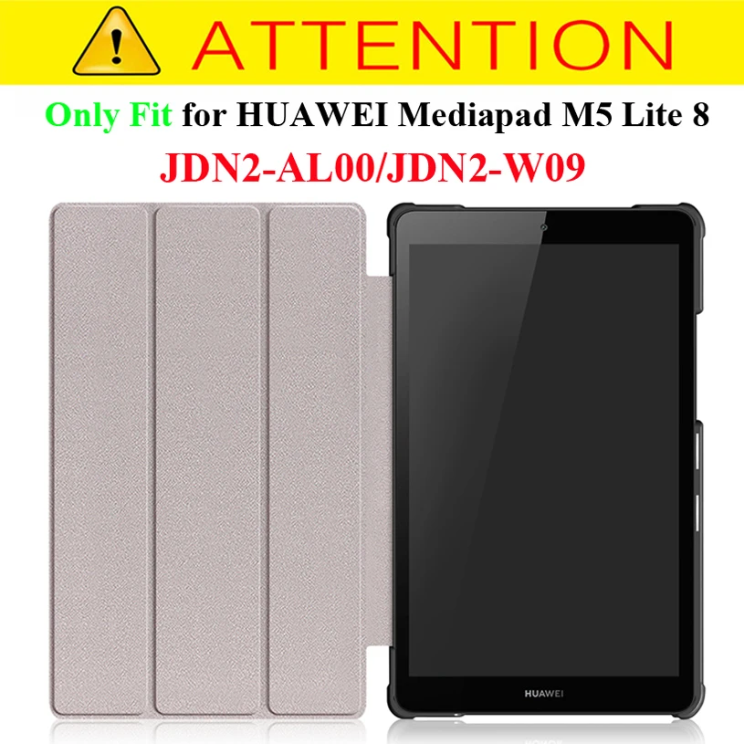 Магнитный чехол для huawei Mediapad M5 lite 8,0 JDN2-W09 JDN2-AL00 из искусственной кожи чехол-подставка для huawei Mediapad m5 lite 8 чехол