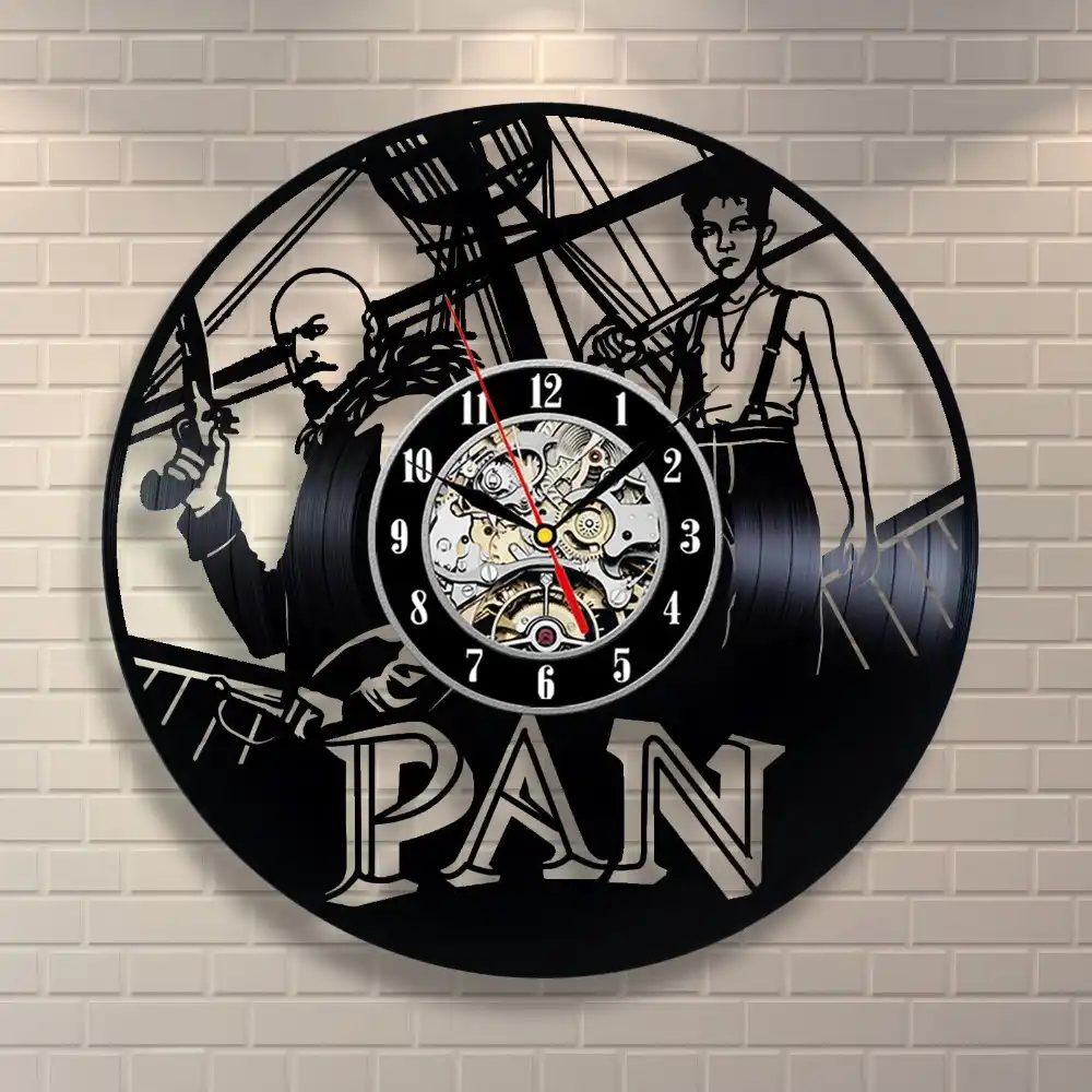 Decorate your home with Modern Art Car Retro Vinyl Record Wall Clock Gift for kids girls and boys Win a prize for a feedback