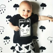 Super Cute Boxed Apparel Short Sleeve Baby Boys Girls Clothing Set 2016 Summer Kids Clothing Ropa