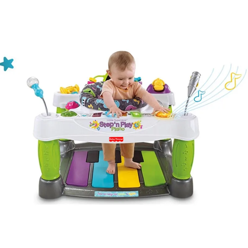 2016 RU Wholesale 360 Degree Music Baby Walker Fit for 0-3Y Develop Intelligence Russian Warehouse Fast Shipping Baby Gift
