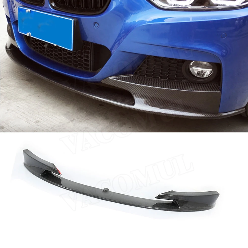 

Carbon Fiber Front Lip Spoiler for BMW 3 Series F30 F35 M Sport 320i 325i 328i 330i 335i 2012-2018 Bumper Chin Shovel