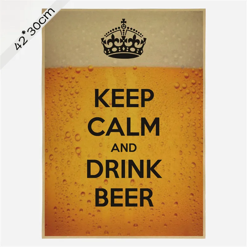 Wall Stickers Vintage Paper Retro Poster Wall Quotes Keep Calm And ... Wall Stickers Vintage Paper Retro Poster Wall Quotes Keep Calm And ...