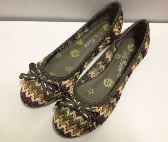 2013 high quality bowknot knit pattern comfortable Bohemian Style flats the best autumn women shoes free shipping | Обувь
