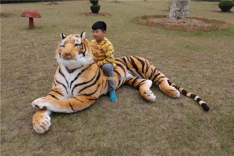 

Fancytrader Just As Real Tiger! High Quality Toy 87'' 220cm Rare in World! Huge Giant Plush Stuffed Emulational Tiger FT90282