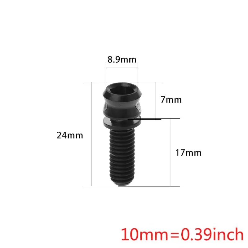 Винт Велосипедный тормозной диск болт M6x17/19 мм титановый сплав MTB части для шоссейного велосипеда ремонт замена аксессуары для велоспорта