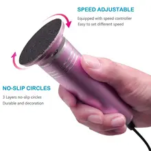 США Plug 2-го поколения электронный пилка для ног с заменой круги из шкурки быстрая щётка-очиститель для ног твердые сухие мертвые мозоли кожи