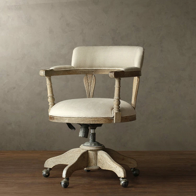 Pre / 10% Thanksgiving / Us / France / Style / Rural / Florence Vintage Oak Office  Chair / Boss Chair|Chair Bamboo|Chair Officechair Service - Aliexpress