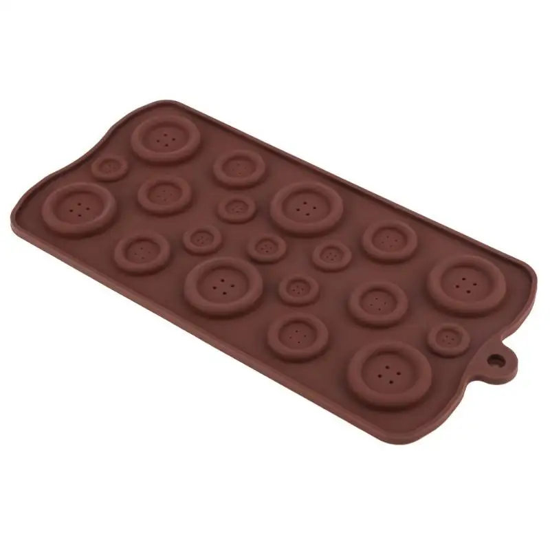 Кнопки формы DIY шоколадный Лед Силиконовые формы для приготовления конфет формы торт испечь инструменты