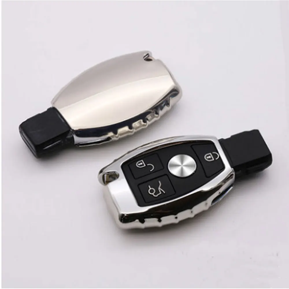 

Soft TPU Car Remote Key Cover Case Shell Key Ring Key Chain Car Key Holder Suitable for Mercedes Benz CLS CLA GL R SLK AMG A B