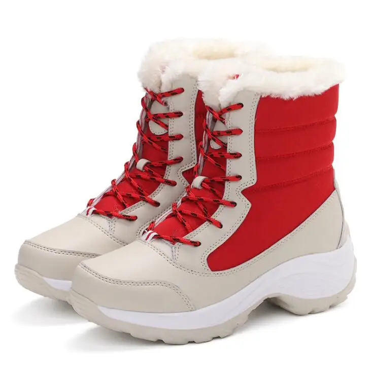 platform waterproof boots