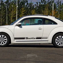 3 пары BEETLE Мотоспорт Rline дверные наклейки наклейка автомобиль Стайлинг для vw beetle volkswagen Жук автомобиль аксессуары