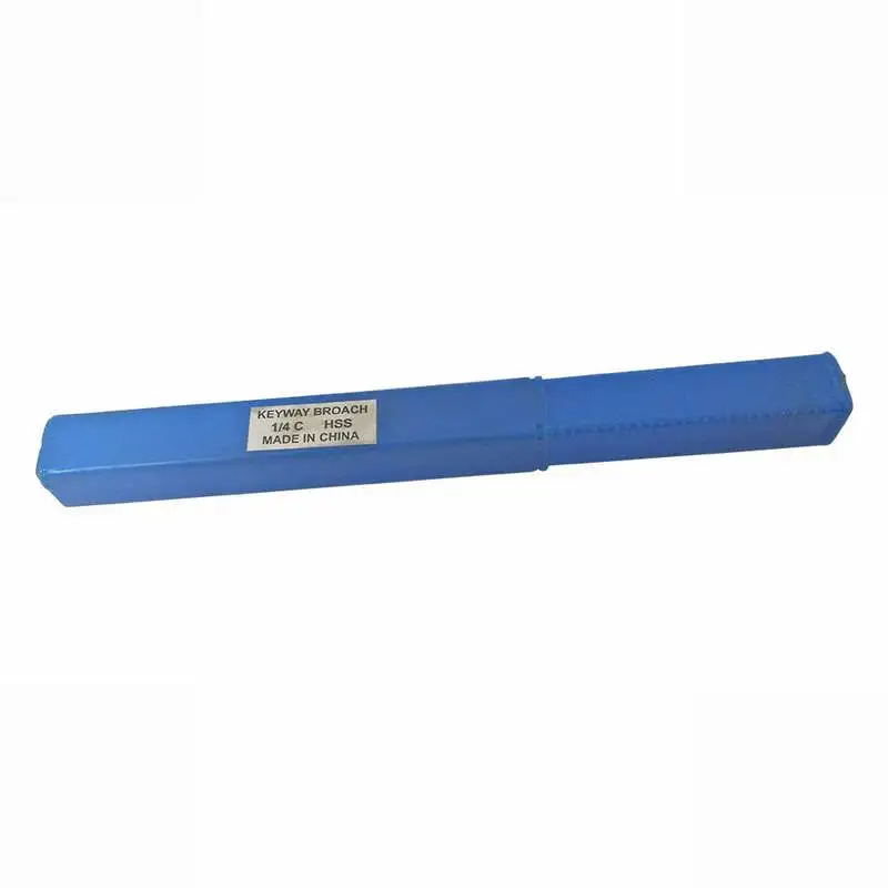 1//4/" C Push Type Keyway Broach Inch Size HSS for CNC Tool