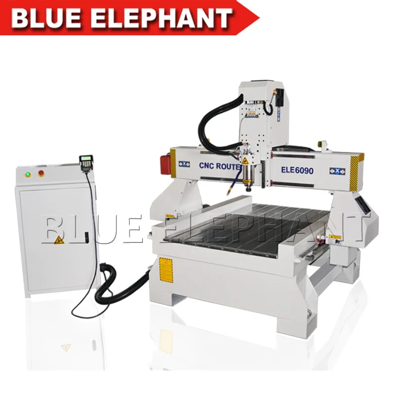 

blue elephant mini cnc router machine 6090 for wood stone pcb acrylic mdf hot sale working cnc router price