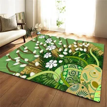 Мультфильм красочный Пасхальный день 3D напечатанное ковровое покрытие Коврик противоскользящий ванная комната большой коврик для кухни покрывало домашний декор