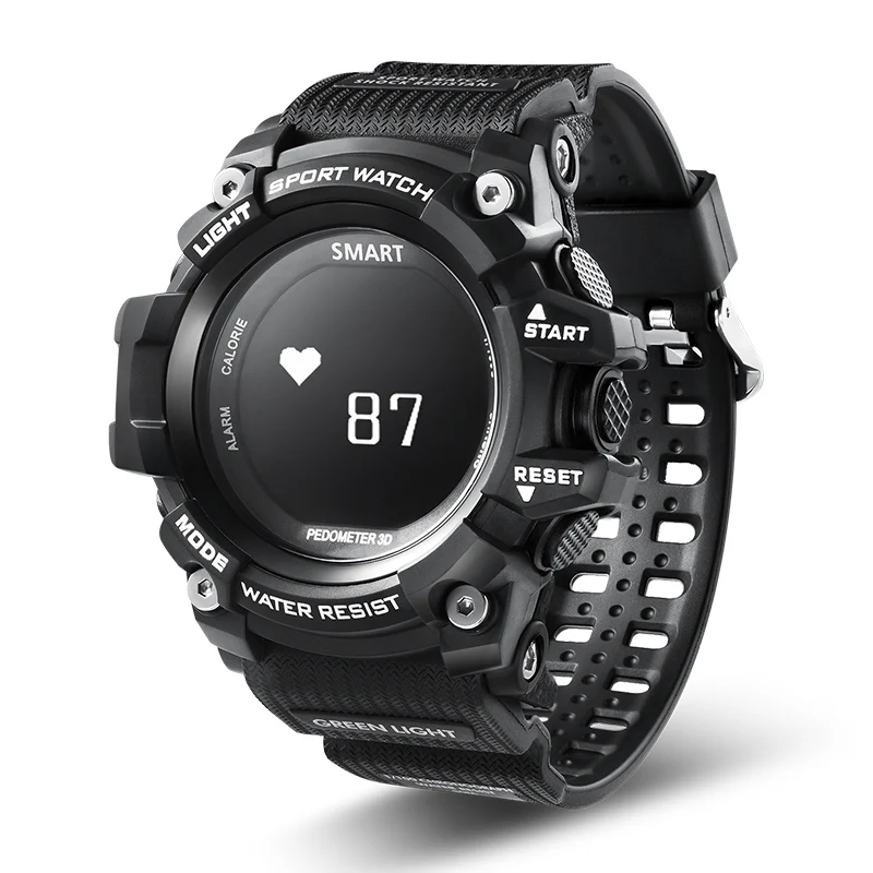 

2018 T1 Smart Sport Watch OLED Display Heart Rate Monitor IP68 Waterproof Push Message Call Reminder for Android IOS Phone