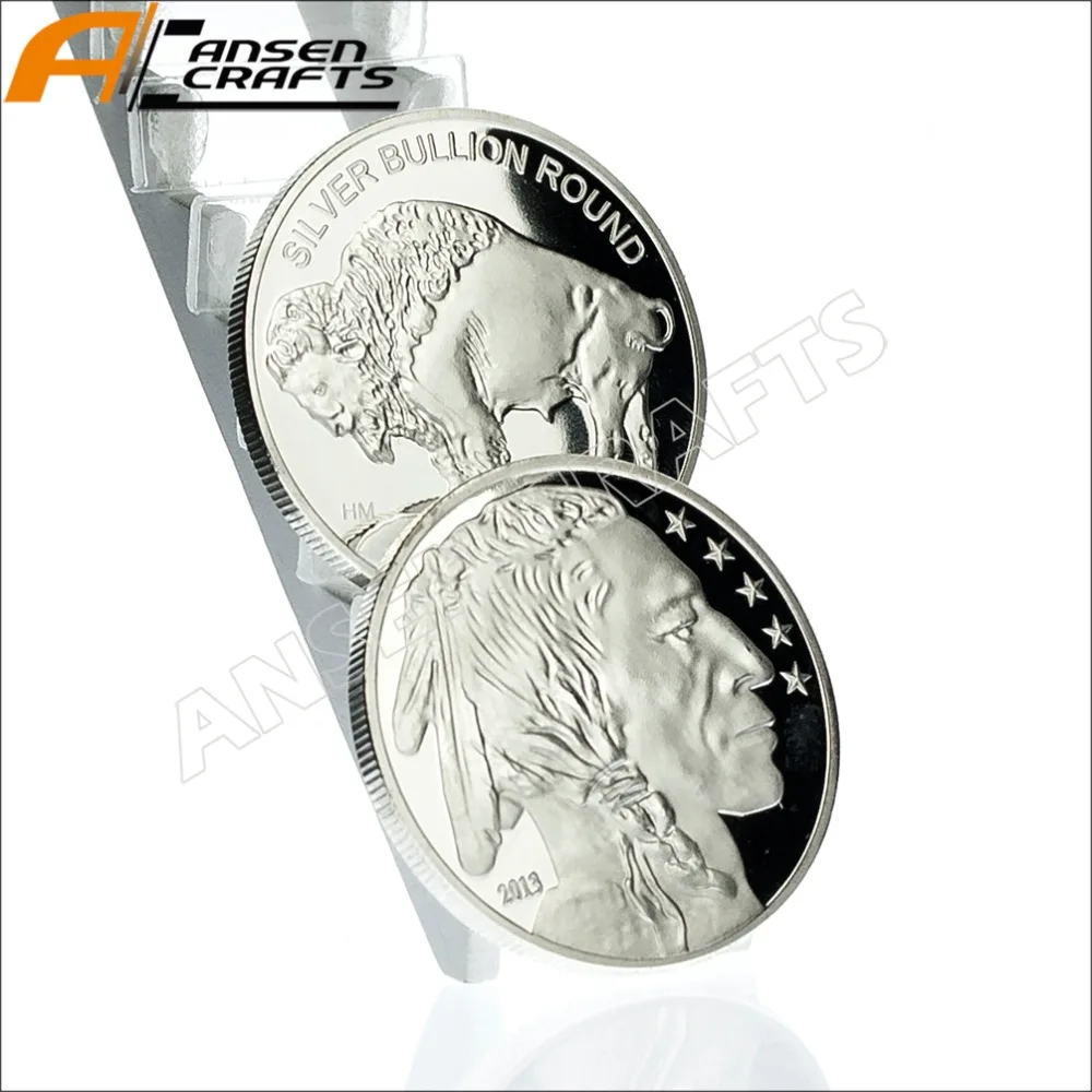

2013 One Troy Ounce .999 Fine Silver Buffalo Round Bullion