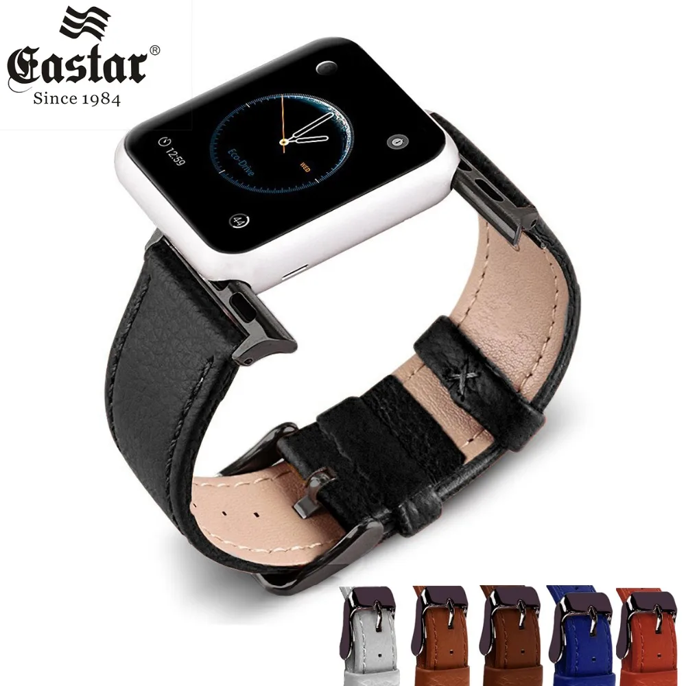 

Eastar Colorful Bracelet Genuine Leather Watchband For Apple Watch Band 42mm 38mm iWatch Watch Accessories For Apple Watch Strap