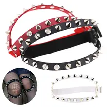 Женские сексуальные подвязки из искусственной кожи, ремень для подвязок, панк кожа, подвязки, заклепки, кольцо для ног, подвязки, носки, пояс для подтяжек