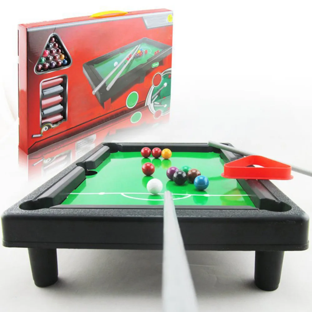 

Pool Table desktop simulation billiards Novelty Mini billiards table sets children's Indoor playing balls Sports Toys
