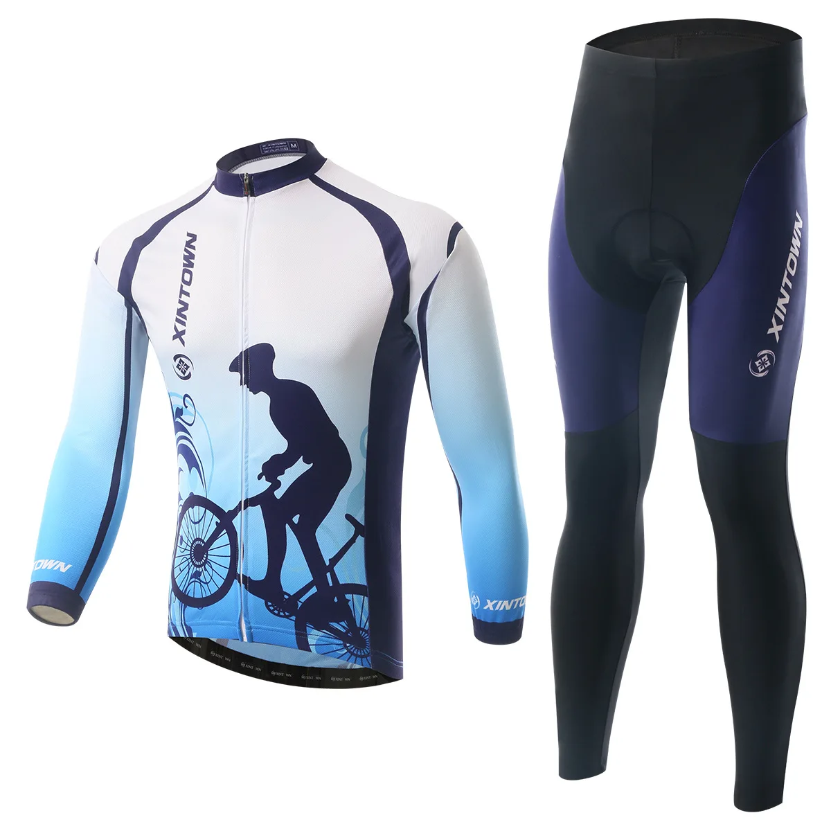 

Cycling Set Men Long Sleeve Jersey and Pants Fleece Warm Anti-sweaat Bike Set Bicicleta Road MTB Riding Bicycle Set Ciclismo