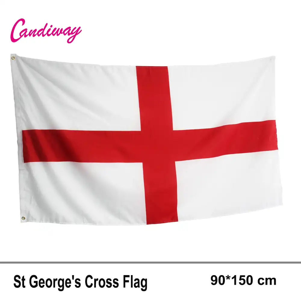 Flag Of England 3x5 Ft St George S Cross Red White English