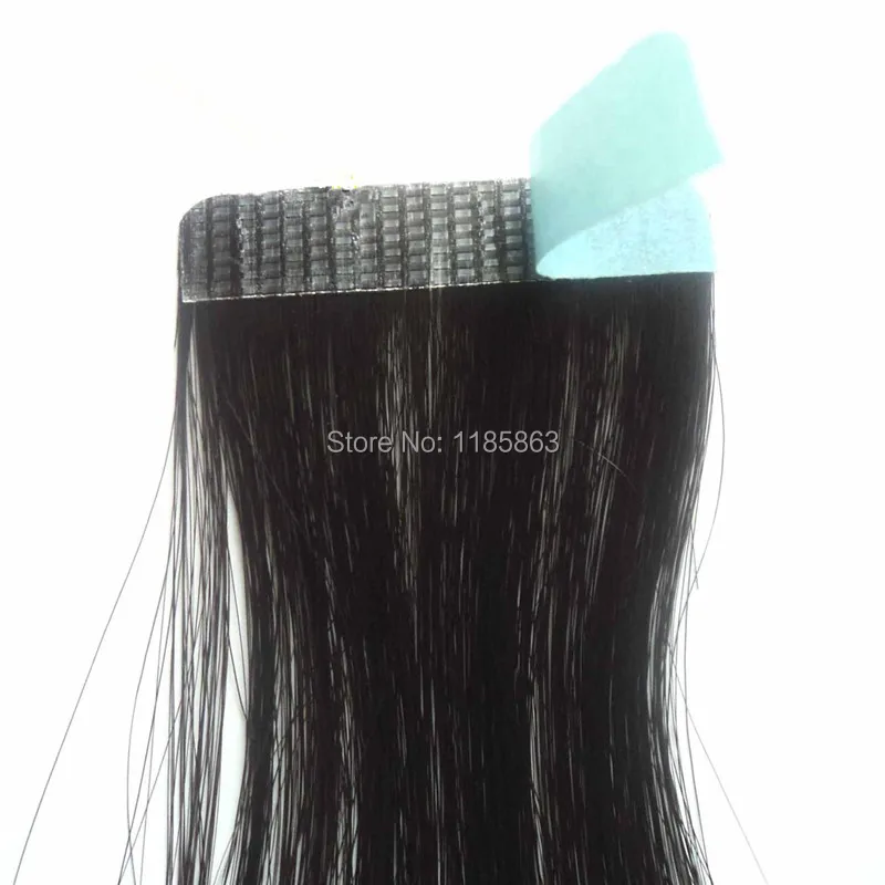 120 шт/1 лот 4x0,8 см Высокое качество супер лента для волос Двухсторонняя клейкая лента для кожи уток бесшовная лента для наращивания волос