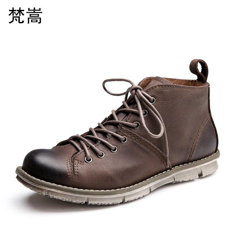 Montaria vermelho Genuíno Botas Outono Couro Chealsea Militares Marca marrom Retro Mens Homens De Britânico Sapatos Do Preto Inverno 5nnqxTp