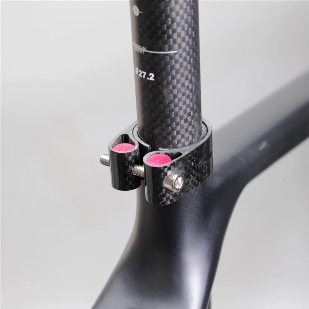 EC90 Full Carbon Bicycle Seatpost Clamp 34.9mm & 31.8mm MTB Road Bike Seatpost Clamps For 31.6  27.2mm Seatpost Parts (30)