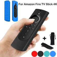 Силиконовый чехол для пульта дистанционного управления пылезащитный чехол для Amazon Fire tv Stick 4K tv Stick удаленный силиконовый чехол Защитный чехол#719y25