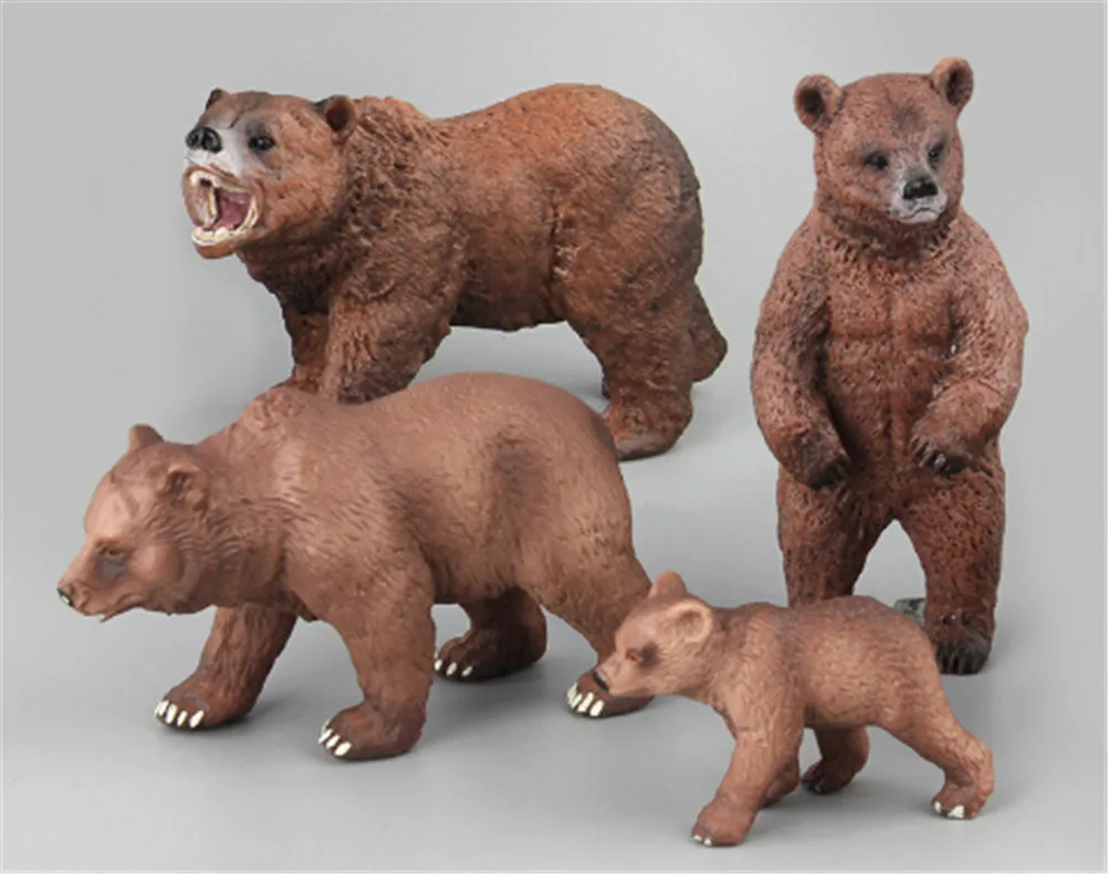 plastic polar bear figurines